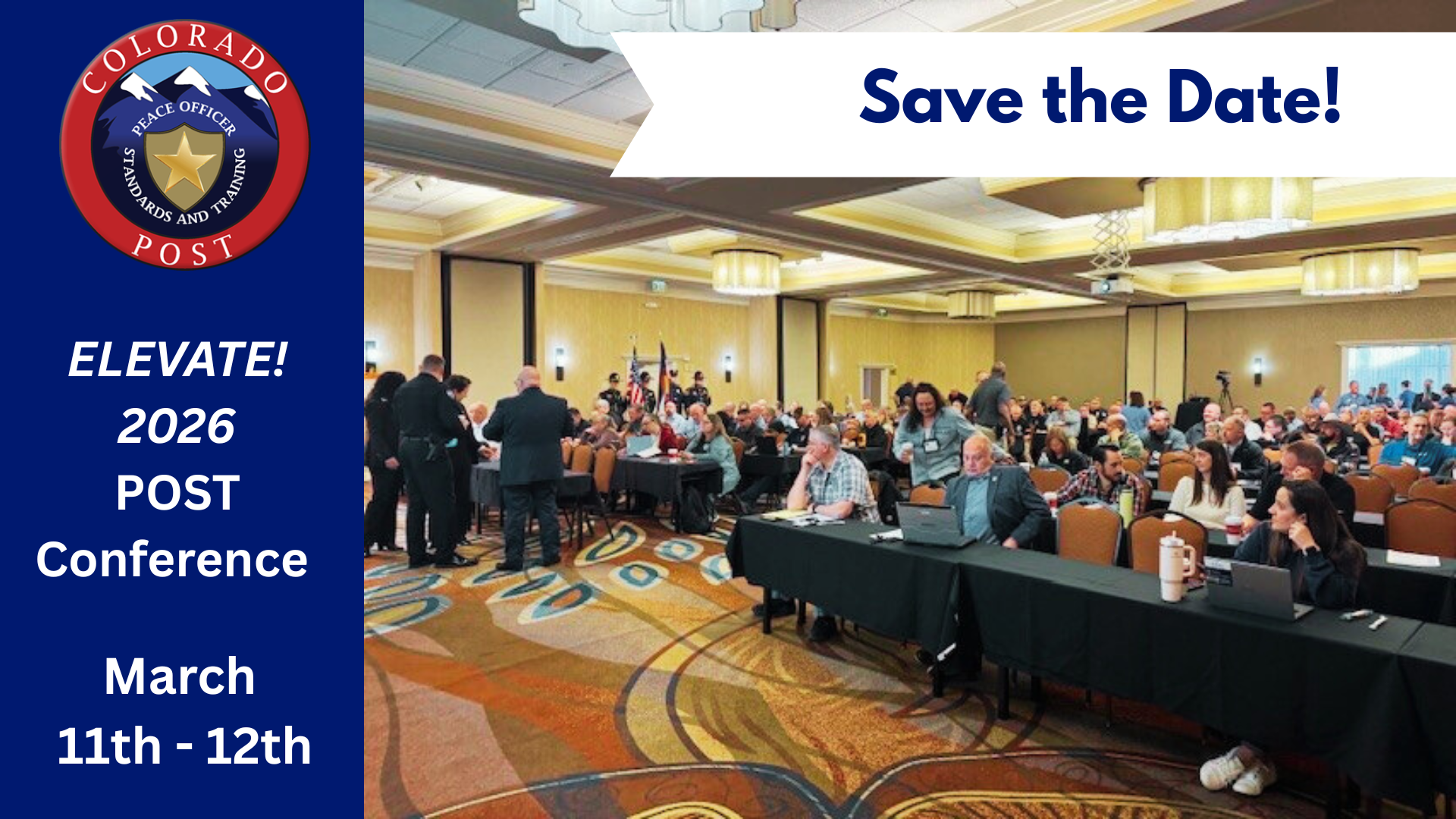 Save the date! Elevate! 2026 POST Conference March 11th - 12th